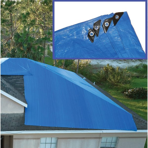 Propac 20 ft x 25 ft Tarp, Blue S3013